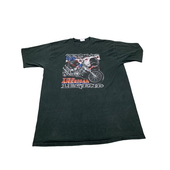 Goddawg Motorcycle American Legend Mens XL Black Shirt Jerzees High Cotton - Picture 1 of 10
